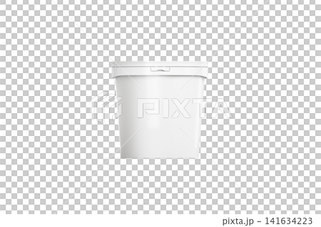 Blank white ice cream bucket mockup png, transparent background, 3d rendering. Empty cylindrical can with gelato mock up cut out. Clear protein with natural ingredient template. Blank white ice cream bucket mockup png, transparent background, 3d rendering. Empty cylindrical can with gelato mock up cut out. Clear protein with natural ingredient template. 141634223