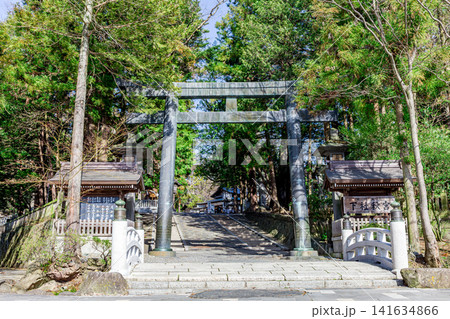 諏訪大社_下社秋宮_鳥居 諏訪大社_下社秋宮_鳥居 141634866