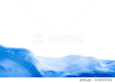Abstract bright snowy background with copy space. Winter garden landscape with snowdrifts. Abstract bright snowy background with copy space. Winter garden landscape with snowdrifts. 141635781
