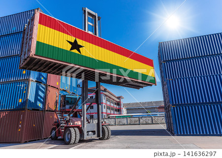 Products shipping cargo goods with Ghana flag for import export business from Ghana Country Products shipping cargo goods with Ghana flag for import export business from Ghana Country 141636297