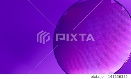 Silicon Wafer Chip in EUV extreme ultraviolet lithography Technology for Modern Tech Background Wide Silicon Wafer Chip in EUV extreme ultraviolet lithography Technology for Modern Tech Background Wide 141636323