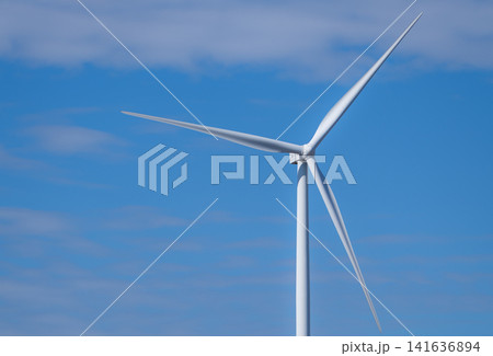 Wind energy and sustainable power generation with wind turbines, Eco-friendly solutions for renewable resources. Wind power farm and sustainable development of renewable energy, green technology. Wind energy and sustainable power generation with wind turbines, Eco-friendly solutions for renewable resources. Wind power farm and sustainable development of renewable energy, green technology. 141636894