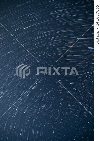 Amazing Night Sky With Star Trails Amazing Night Sky With Star Trails 141637865