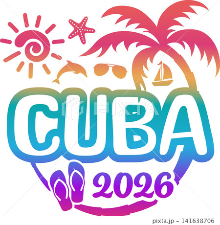 Cuba 2026 with Vacation and Trip Element Palm Tree Sunglasses Dolphin Cuba 2026 with Vacation and Trip Element Palm Tree Sunglasses Dolphin 141638706