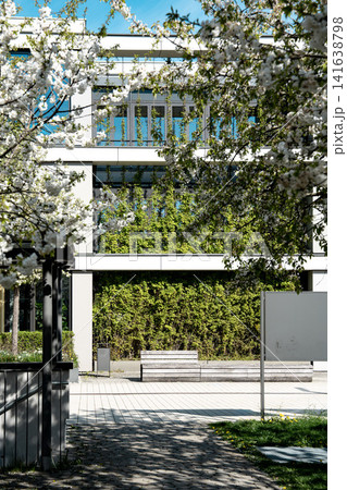 Modern Gilching Town Hall - Contemporary Architecture With Green Wall Installation - Bavarian Municipal Building With Vertical Garden Elements Modern Gilching Town Hall - Contemporary Architecture With Green Wall Installation - Bavarian Municipal Building With Vertical Garden Elements 141638798