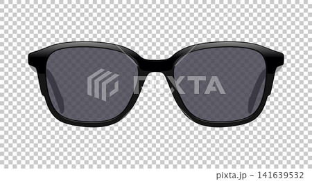 sunglasses vector illustration realistic. transparent glass sunglasses vector illustration realistic. transparent glass 141639532