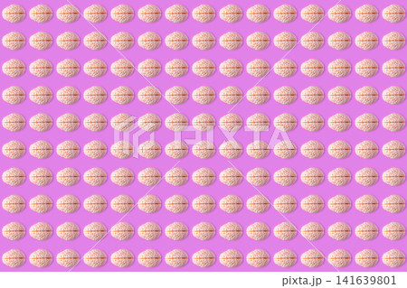 Pattern of miniature brains on pink background representing creativity, neuroscience concept and repetition Pattern of miniature brains on pink background representing creativity, neuroscience concept and repetition 141639801