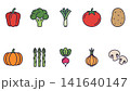 set of vegetables 141640147