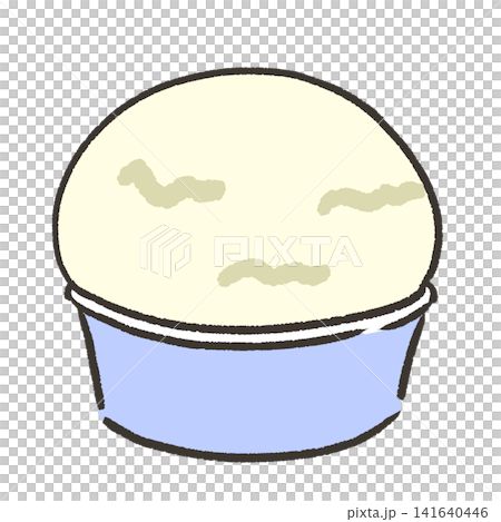 一杯香草冰淇淋 一杯香草冰淇淋 141640446