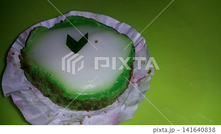 Green and white Lapindo Mud Cake (talam) Green and white Lapindo Mud Cake (talam) 141640838