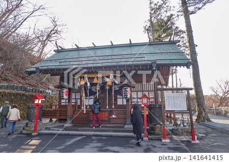 伊香保神社 拝殿 参拝 伊香保神社 拝殿 参拝 141641415