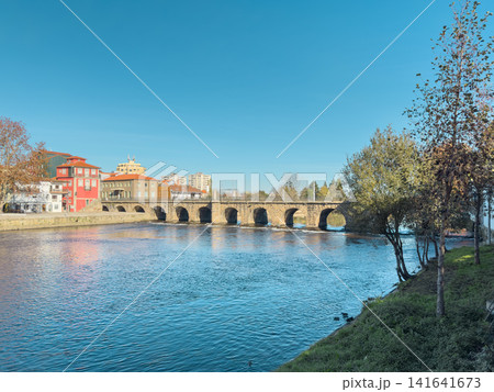 Historic Trajan Roman Bridge over Tamega River Chaves Historic Trajan Roman Bridge over Tamega River Chaves 141641673