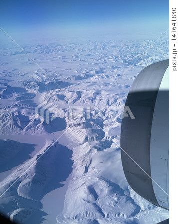 北極圏上空からの景色 北極圏上空からの景色 141641830
