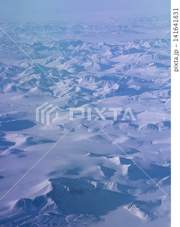 北極圏上空からの景色 北極圏上空からの景色 141641831