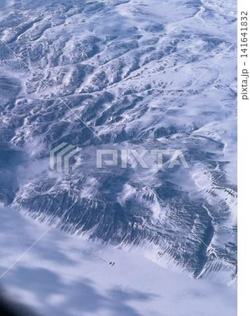 北極圏上空からの景色 北極圏上空からの景色 141641832