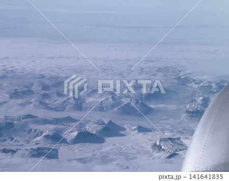北極圏上空からの景色 北極圏上空からの景色 141641835