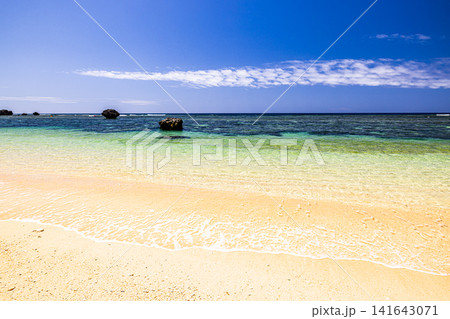 宮古島 保良泉ビーチの風景 宮古島 保良泉ビーチの風景 141643071