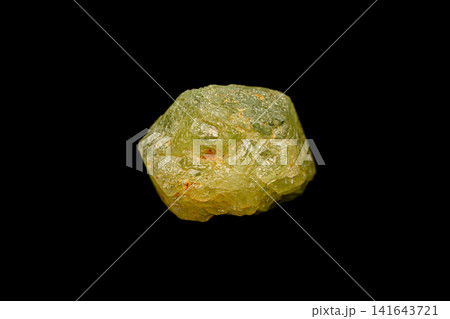 Chartreuse sapphire on dark background 141643721