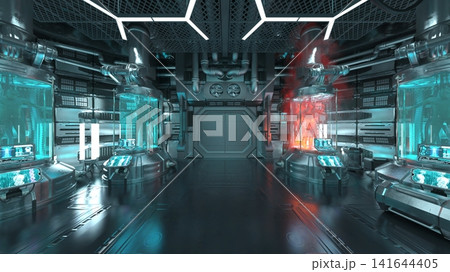 宇宙船内の風景 宇宙船内の風景 141644405