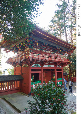 久能山東照宮 楼門 極彩色彫刻 久能山東照宮 楼門 極彩色彫刻 141644751