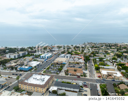 Aerial view of Bird Rock Neighborhood in San Diego, California Aerial view of Bird Rock Neighborhood in San Diego, California 141645032