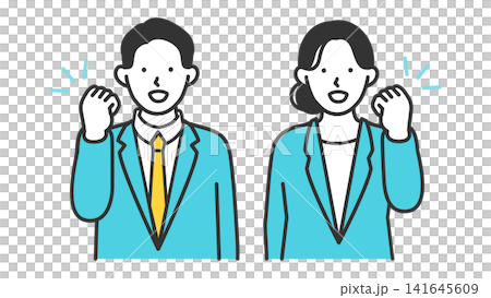 An illustration depicting a business person showing motivation and enthusiasm, and their determination to conduct employee training and seminars. An illustration depicting a business person showing motivation and enthusiasm, and their determination to conduct employee training and seminars. 141645609