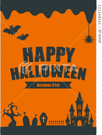 Halloween Silhouette - Cute POP/Advertising Illustration - A3 Size (Portrait) 141645721