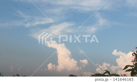 sky and cloud with rain and rain cloud sky and cloud with rain and rain cloud 141646165
