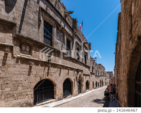 Street Of The Knights In Old Town Rhodes Greece Street Of The Knights In Old Town Rhodes Greece 141646467