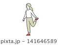 ストレッチする人5 141646589
