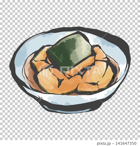 手繪筆觸風格的燉南瓜插圖 141647350