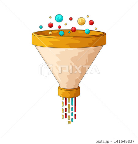 Illustration of Filter Funnel Illustration of Filter Funnel 141649837
