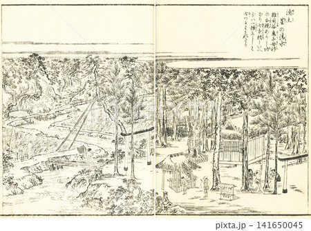 江戸名所図会:清土 星の清水 江戸名所図会:清土 星の清水 141650045