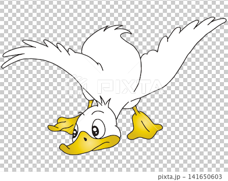 Hand-drawn animal illustration ☆ Duck Hand-drawn animal illustration ☆ Duck 141650603