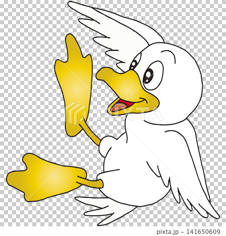 Hand-drawn animal illustration ☆ Duck Hand-drawn animal illustration ☆ Duck 141650609