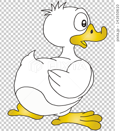 Hand-drawn animal illustration ☆ Duck 141650610
