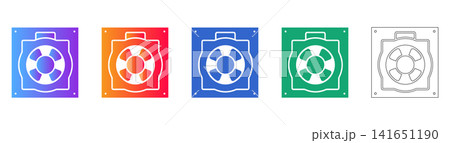 Ventilation Fan Icon Set Vector Ventilation Fan Icon Set Vector 141651190