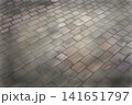 雨の石畳背景 141651797