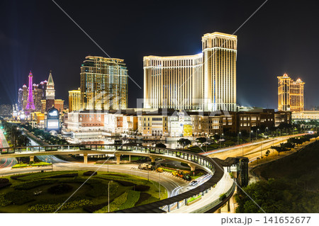 Cathedral Square with the Cathedral of the Our Lady of Nativity and the Bishop's House in Macau are UNESCO World Heritage. Cathedral Square with the Cathedral of the Our Lady of Nativity and the Bishop's House in Macau are UNESCO World Heritage. 141652677