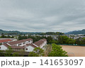 丹波篠山　町並み　木造校舎 141653097