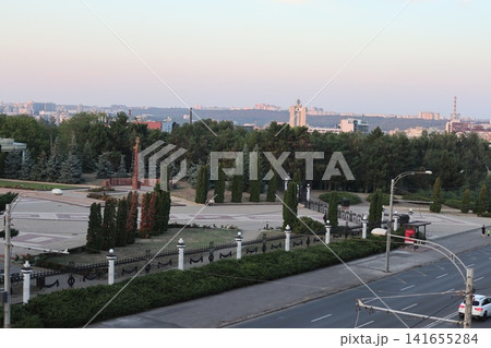View to the eternity memorial and the city. View to the eternity memorial and the city. 141655284
