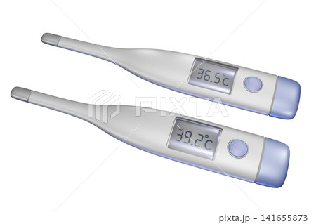 体温計　thermometer（透過素材） 141655873