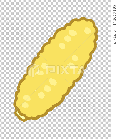 とうもろこしのカラーイラスト とうもろこしのカラーイラスト 141657195