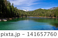 Summer landscape of Eibsee lake, Bavaria, Germany banner. 141657760