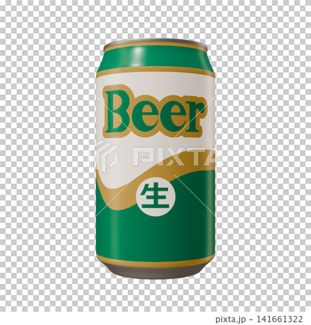 Illustration of a canned beverage: Canned beer, 350ml (1_2) Illustration of a canned beverage: Canned beer, 350ml (1_2) 141661322