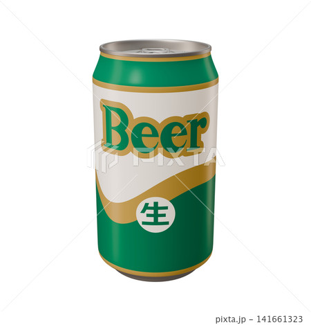 缶飲料のイラスト素材 缶ビール 350ml(1_3) 缶飲料のイラスト素材 缶ビール 350ml(1_3) 141661323