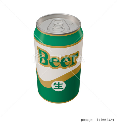 缶飲料のイラスト素材 缶ビール 350ml(1_4) 缶飲料のイラスト素材 缶ビール 350ml(1_4) 141661324