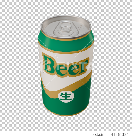 缶飲料のイラスト素材 缶ビール 350ml(1_4) 缶飲料のイラスト素材 缶ビール 350ml(1_4) 141661324