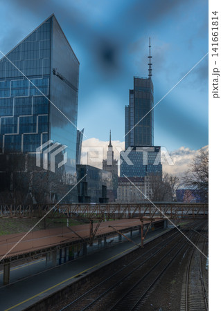 View of Warsaw with Palace of Culture and Science and Varso Tower View of Warsaw with Palace of Culture and Science and Varso Tower 141661814