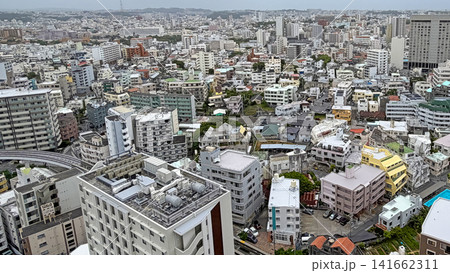 沖縄 牧志から見た那覇市内の俯瞰 沖縄 牧志から見た那覇市内の俯瞰 141662311
